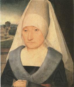 Hans Memling Portrait of an Old Woman (mk05) Norge oil painting art